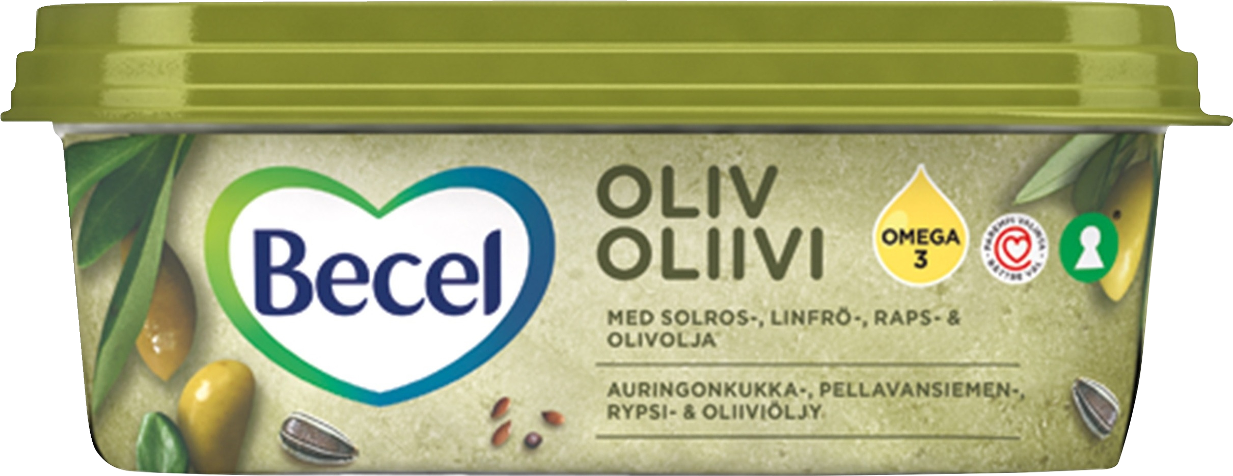 Becel kasvirasvalevite 400g 38% Oliivi