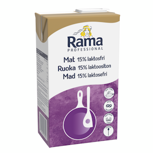 Rama Professional Ruoka Laktoositon maitopohjainen kasvirasvasekoite 15% 1l