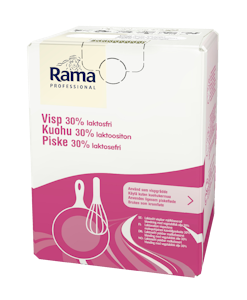 Rama Professional Kuohu Laktoositon vispautuva maitopohjainen kasviöljysekoite 30% 10l