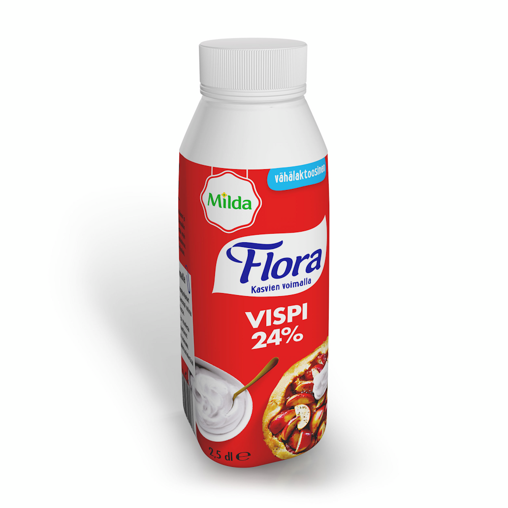 Flora Vispi 24% 2,5dl vähälaktoosinen - HoReCa-tukku Kespro