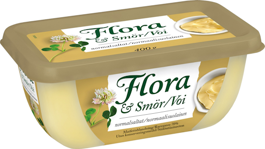 Flora & Voi 400g normaalisuolainen