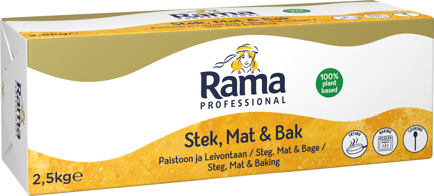 Rama Professional Paistoon ja leivontaan margariini 2,5kg
