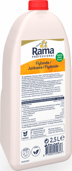 Rama Professional Juokseva maidoton kasviöljyvalmiste 78% 2,5l