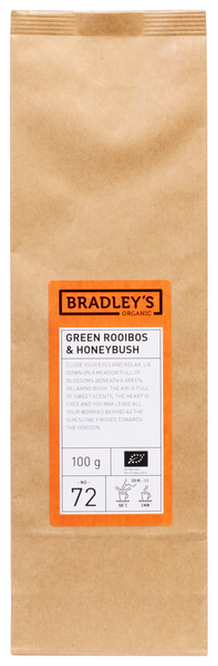 Bradley's Organic No. 72 Green Rooibos & Honeybush maustettu yrttihauduke 100g luomu