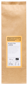 Bradley's Organic No. 316 musta tee sitruuna 100g luomu