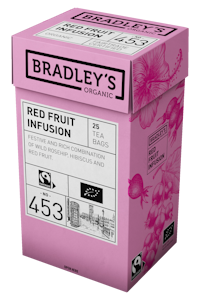 Bradley's Organic No.453 Red Fruit Infusion maustettu hedelmäuutejuoma 25kpl luomu Reilun kaupan