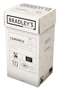 Bradley's Organic No. 10 kamomilla yrttihauduke 25kpl Luomu Reilun kaupan