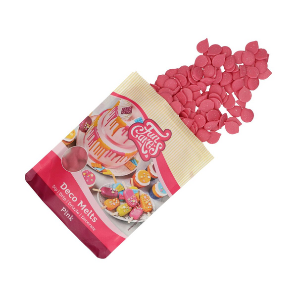 Funcakes decomelts -napit, vaaleanpunainen 250g