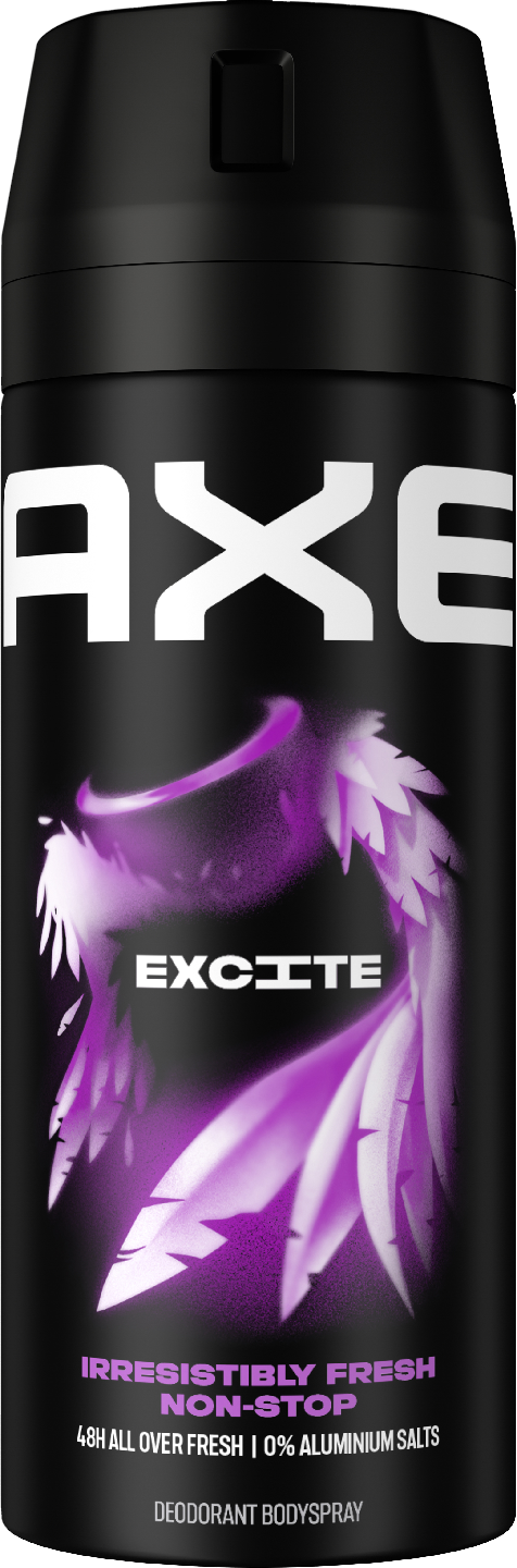 Axe 48h Excite Deodorantti Vartalosuihke  150 ML