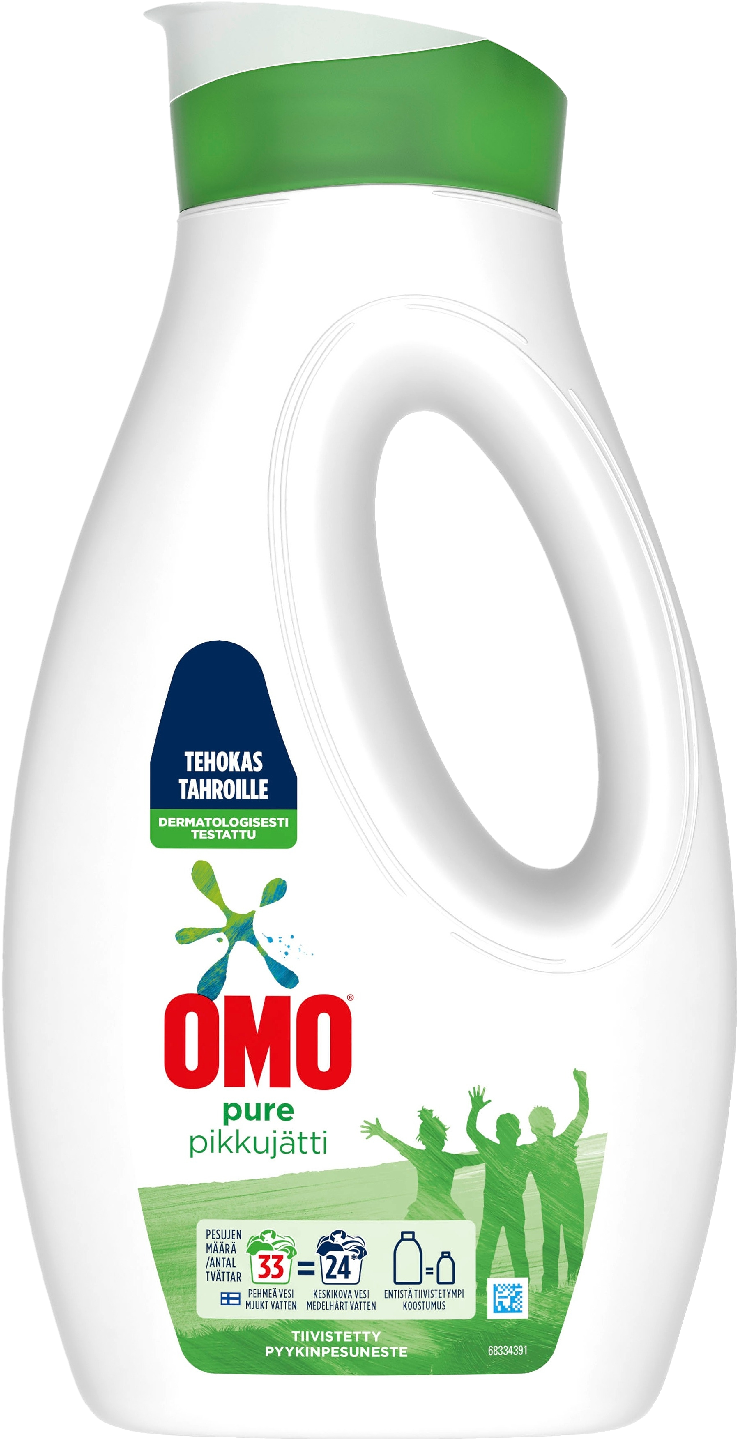 Omo Pikkujätti pyykinpesuneste 660ml Pure