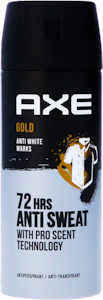 Axe antiperspirant spray 150ml Gold 72hrs anti sweat