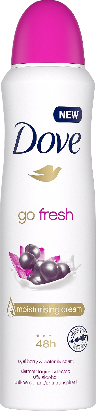 Dove Go Fresh antipespiranttispray 150ml Acai Berry & Water Lily