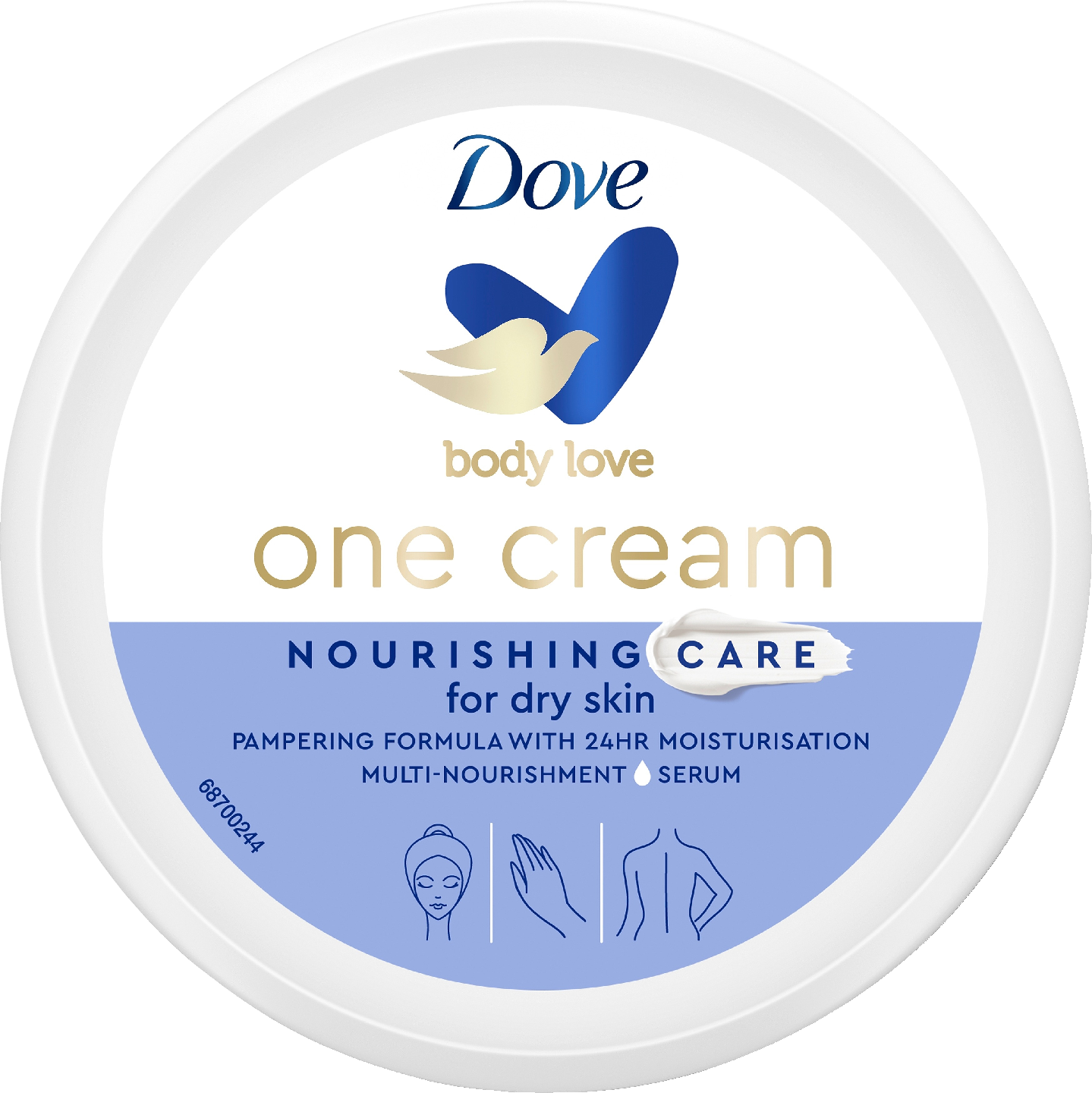 Dove vartalovoide 250ml One Cream Nourishing