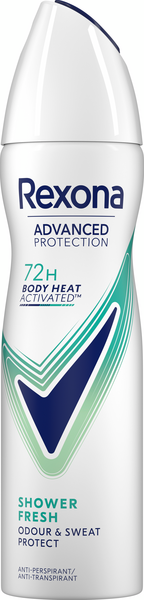 Rexona Advanced Protection 72h Shower Fresh Antiperspirantti Deo Spray 150 ml