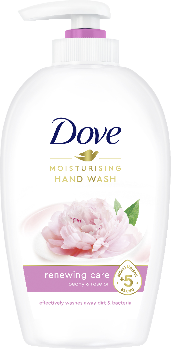 Dove nestesaippua 250ml Renewing Care peony & rose oil