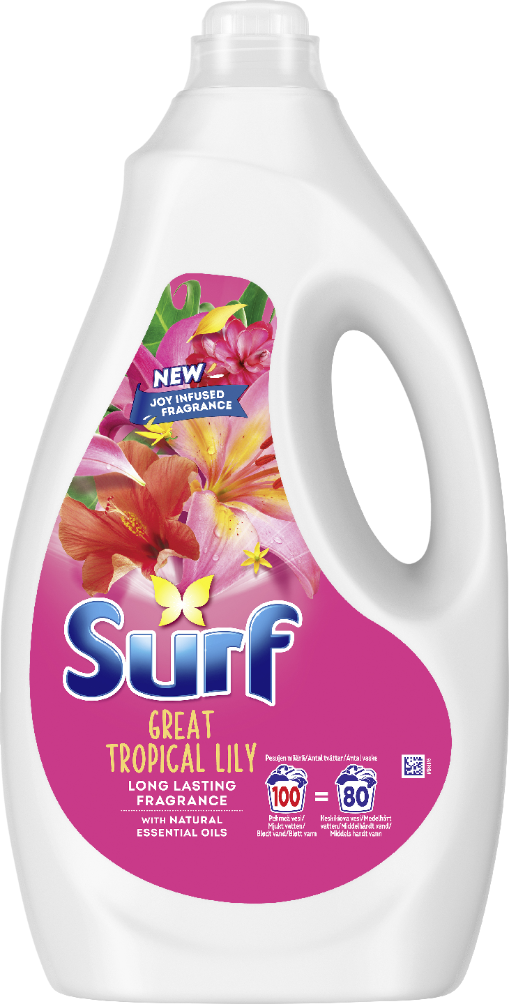 Surf  Tropical Lily Pyykinpesuaine     4 L