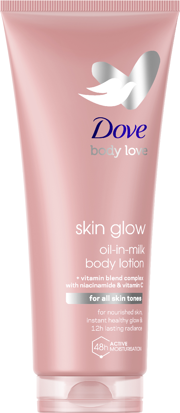 Dove vartalovoide Skin Glow Oil-in-Milk Body Lotion 200ml