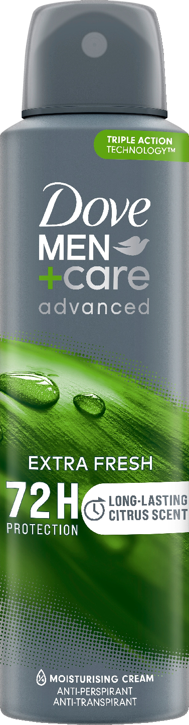 Dove Men+Care 72h Advanced Extra Fresh Antiperspirantti Deo Spray 150ml