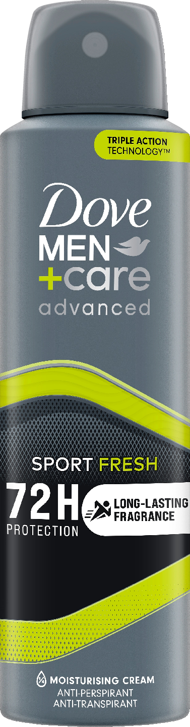 Dove Men+Care 72h Advanced Sport Fresh Antiperspirantti Deo Spray 150ml