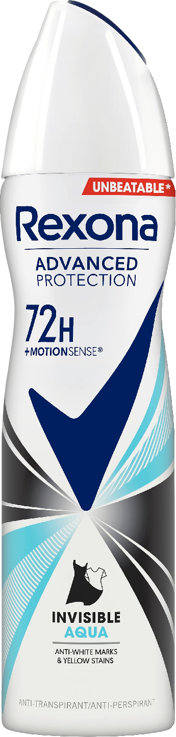 Rexona Advanced Protection antiperspirantti Deo Spray 150 ml Invisible Aqua