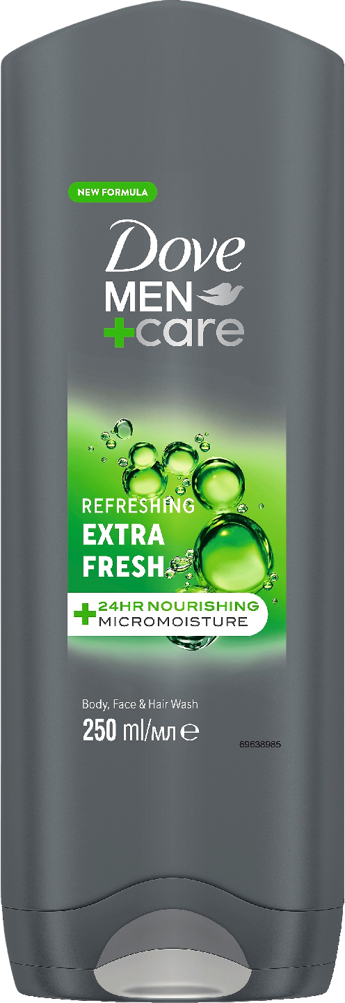 Dove Men+Care suihkusaippua Extra Fresh 250ml