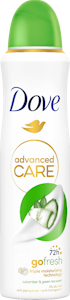 Dove 72h Advanced Care Go Fresh Cucumber & Green Tea Scent Antiperspirantti Deo Spray 150ml