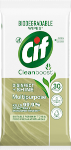 Cif yleispuhdistusliina 30kpl Disinfect + Shine