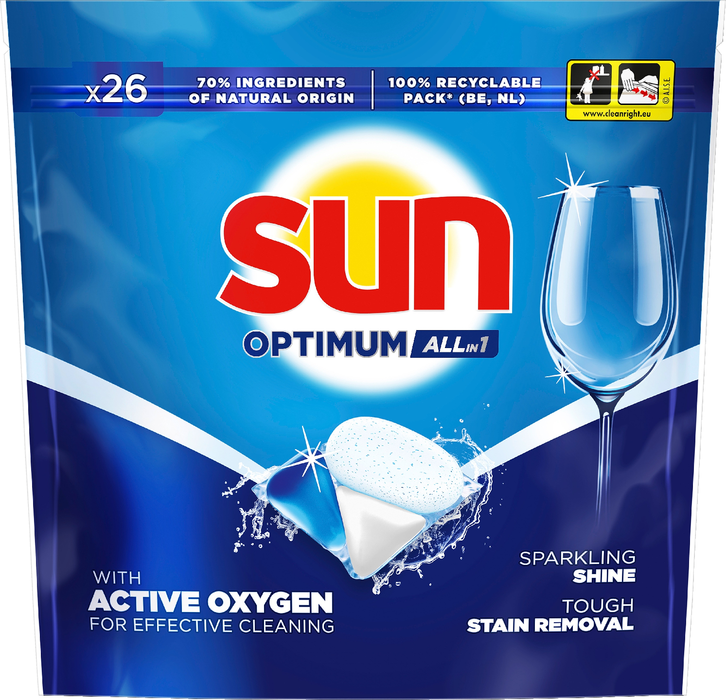 Sun Optimum konetiskitabletit All-in1 Regular 26tab