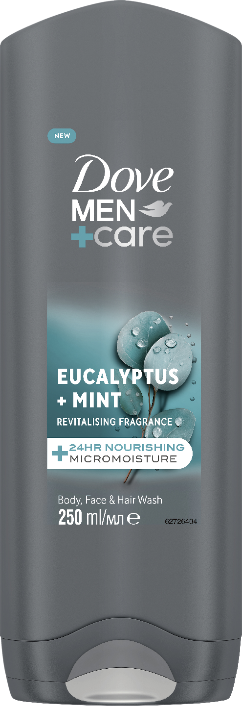 Dove Men+Care Suihkusaippua 250 ml Eucalyptus + Mint