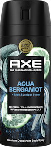 Axe 72h Fine Fragrance Aqua Bergamot Deodorantti vartalosuihke 72 h suoja 150 ML