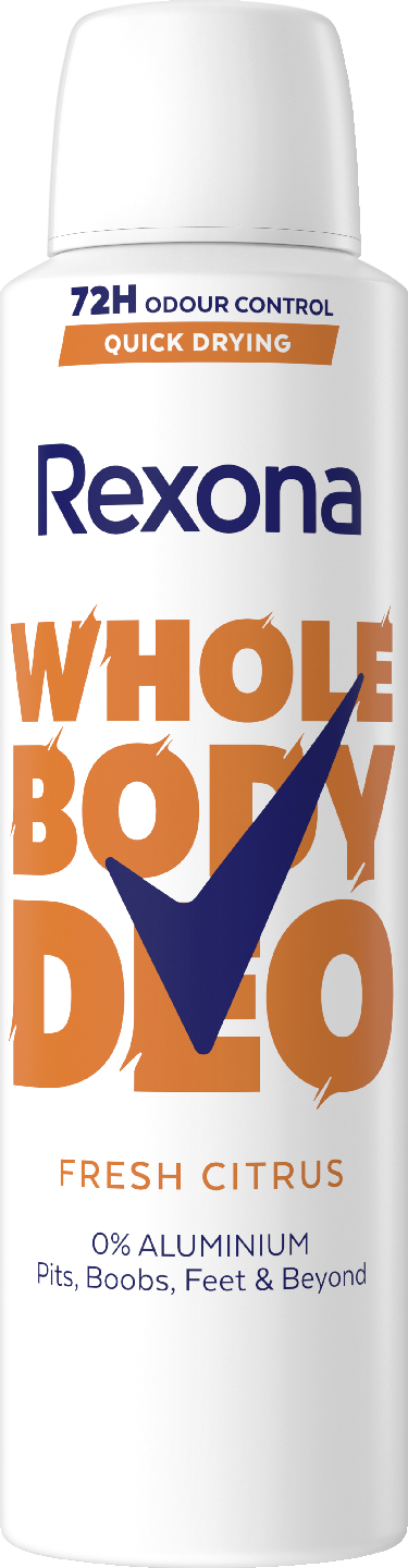 Rexona Whole Body Fresh Citrus deodorantti spray 150 ml
