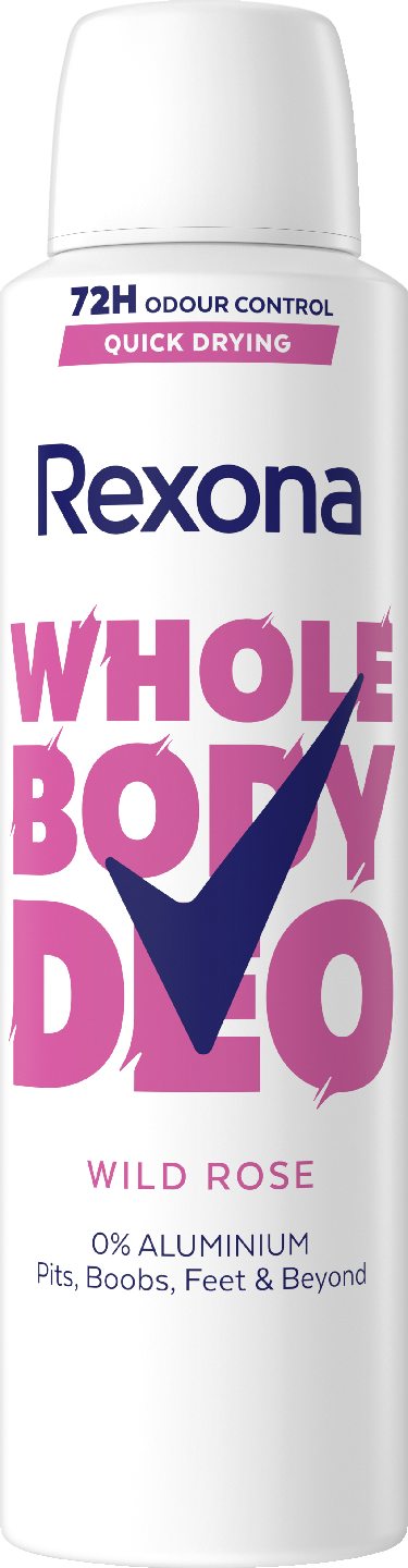 Rexona Whole Body Wild Rose deodorantti spray  150 ml