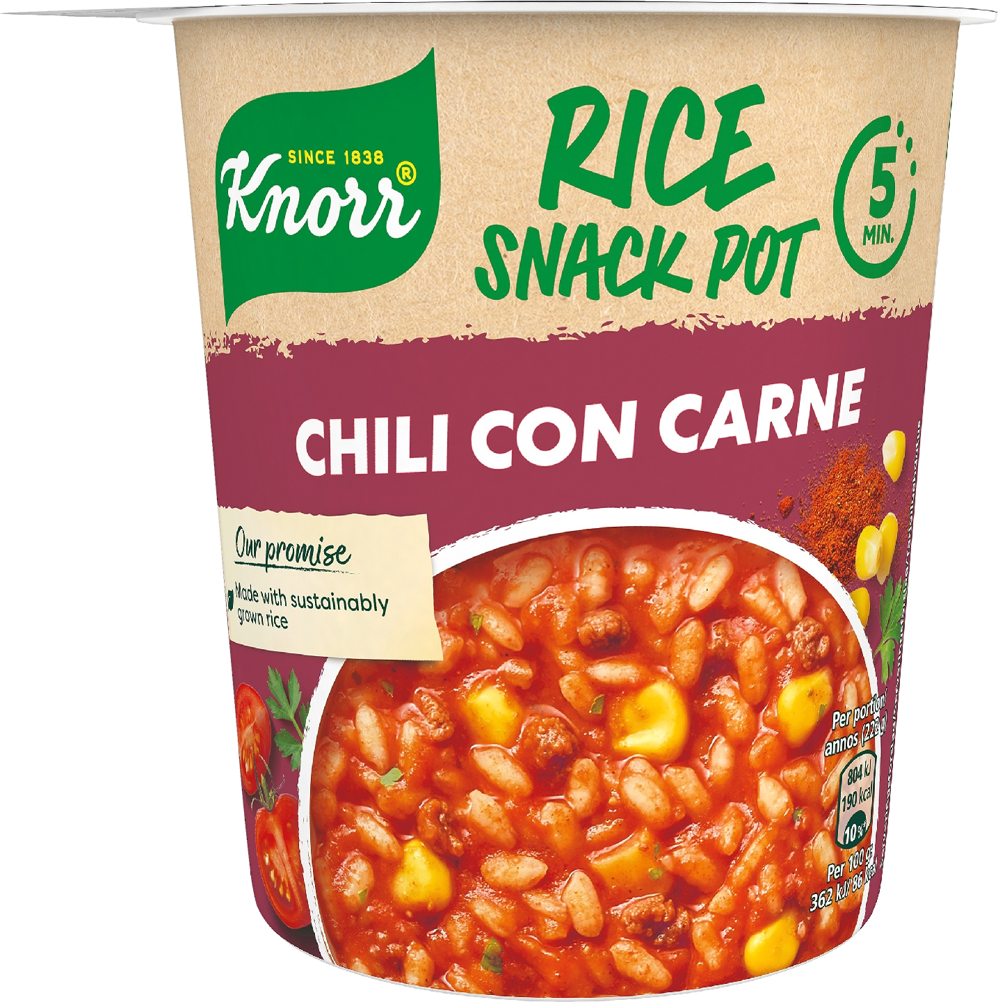 Knorr Snack pot Chili con carne 57 g