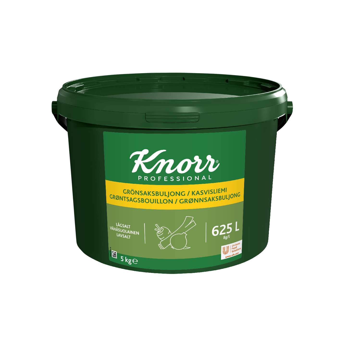 Knorr Kasvisliemijauhe vähäsuolainen 5kg/625l