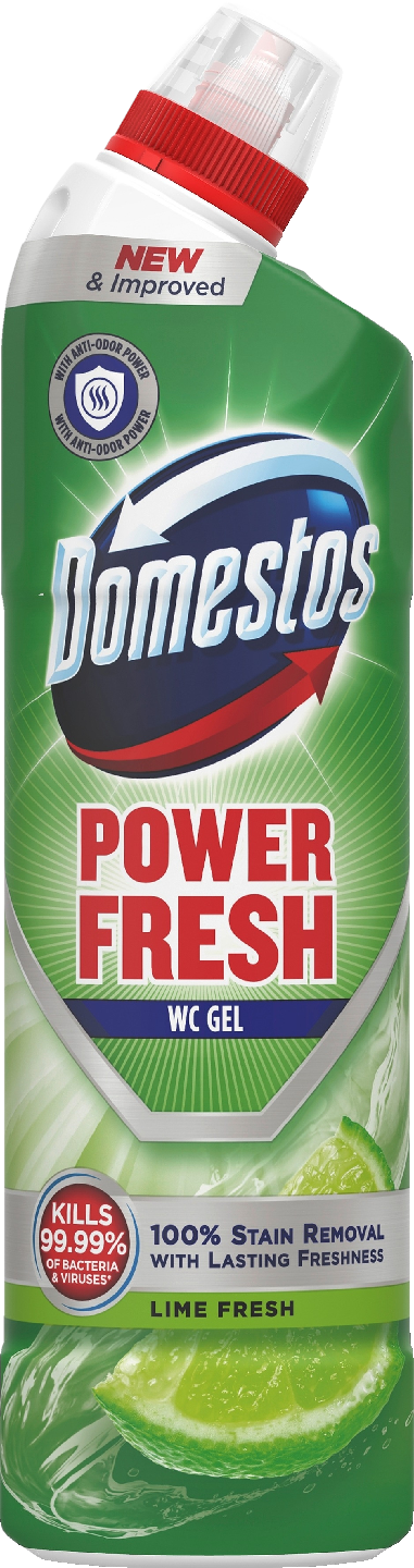 Domestos Power Fresh WC-geeli 750ml Lime Fresh