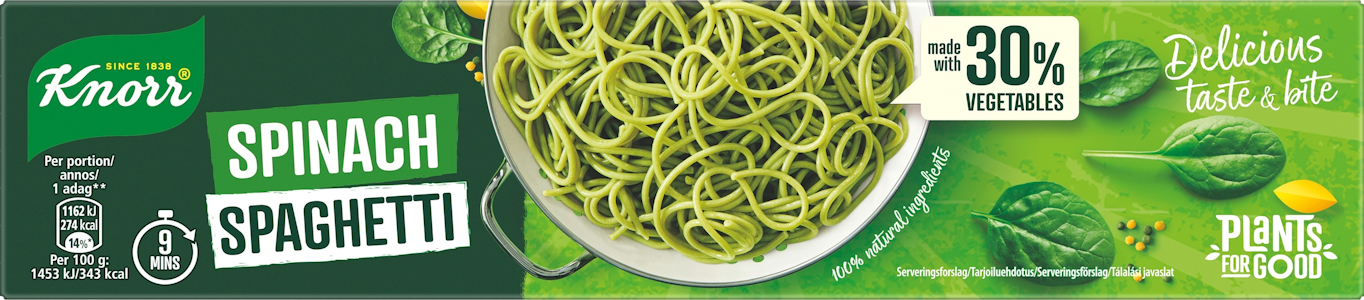 Knorr Spinach Spaghetti Pasta 300g