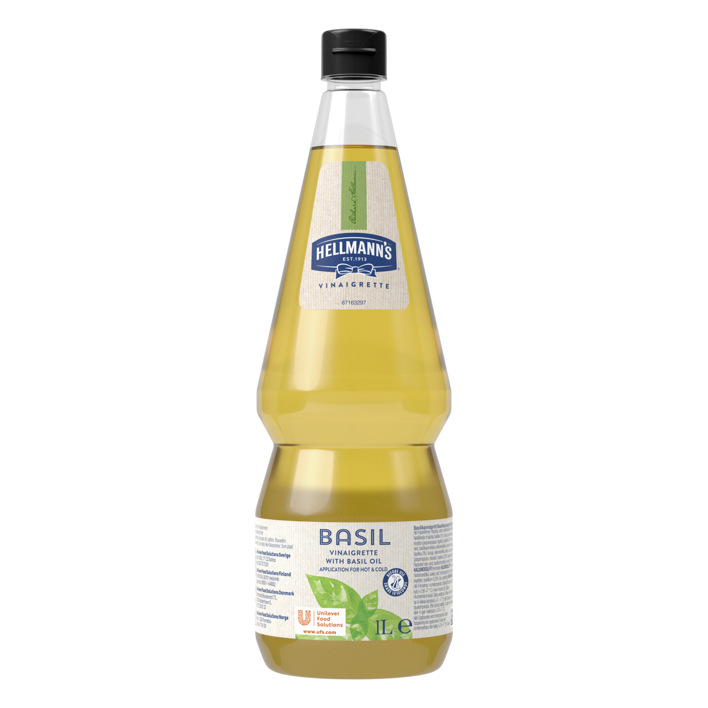 Hellmann's basilikavinegretti 1l