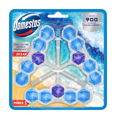 Domestos Power5 Ocean WC-raikastin  50g