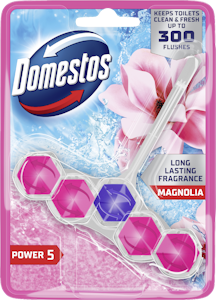 Domestos Power 5+Magnolia WC-raikastin 1x50g