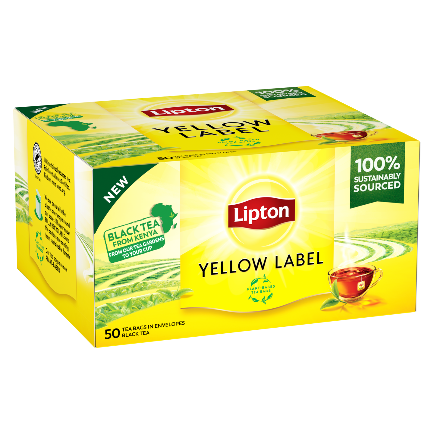 Lipton Yellow label musta tee 100g 50p