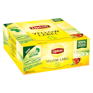 Lipton Yellow label musta tee 200g 100p