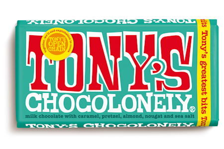 Tony's Chocolonely Everything Bar maitosuklaalevy 180g