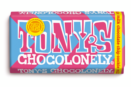 Tony's Chocolonely Chocolate Chip Cookie maitosuklaa 180g