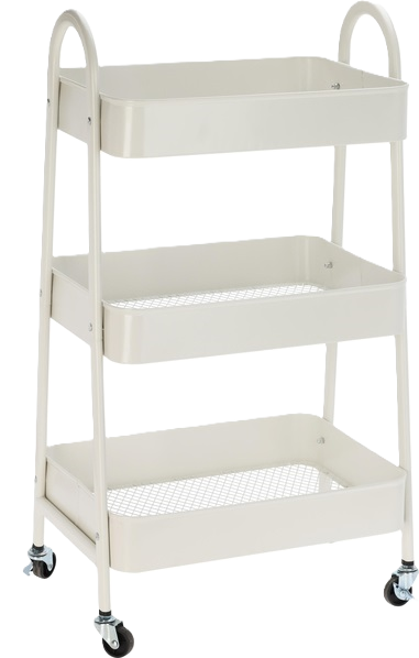 Korivaunu 79,5 cm valkoinen