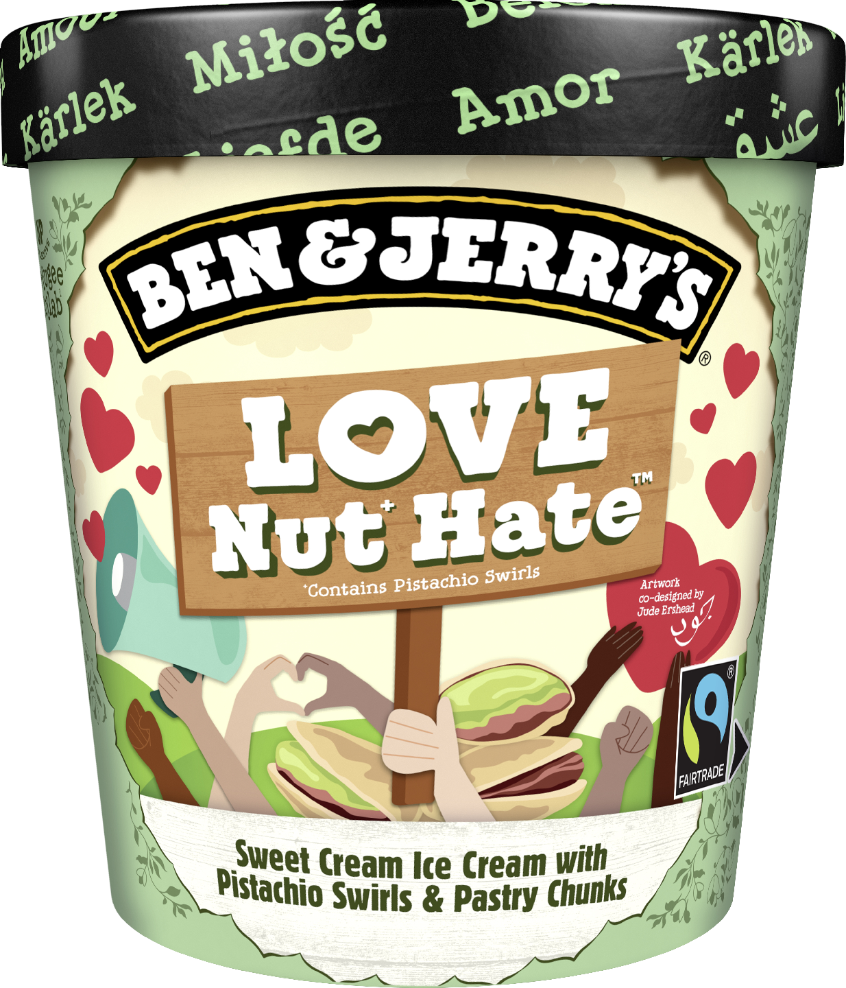 Ben & Jerry's jäätelö LOVE NUT HATE 465 ml