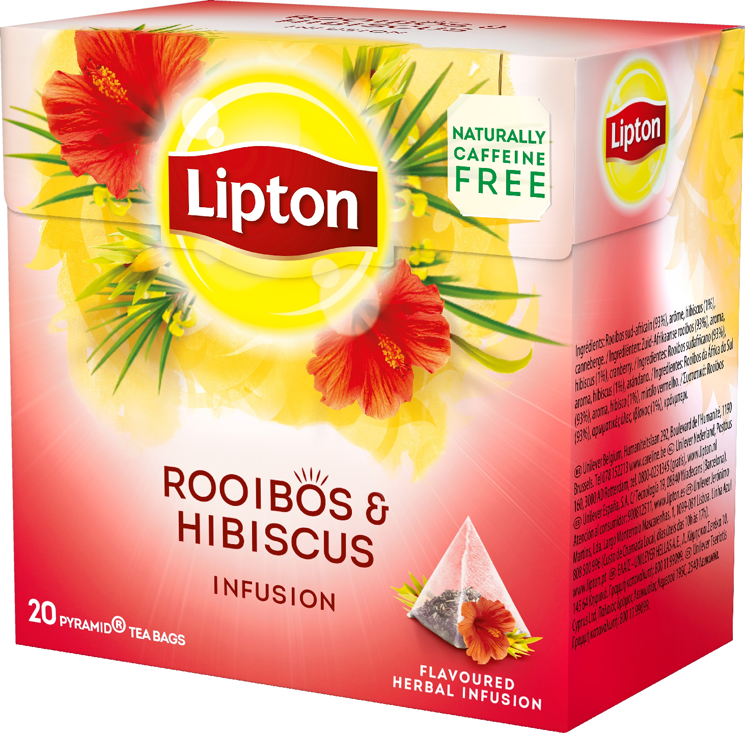 Lipton tee 20pss/40g Rooibos & Hibiscus