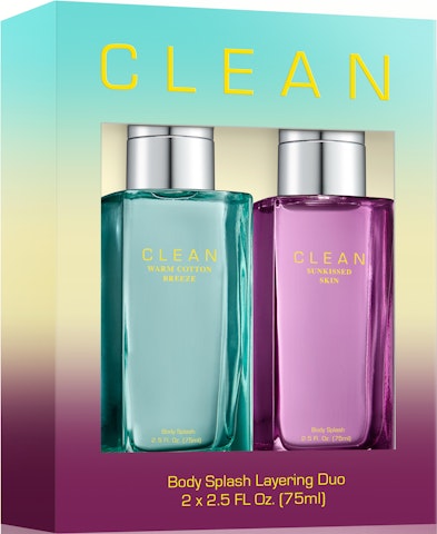 Clean Splash Set body mist 2x75ml Warm Cotton Breeze Splash ja Sunkissed Skin Splash
