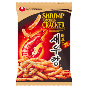 Nongshim katkarapusnacks 75g tulinen ja mausteinen