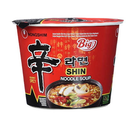 Nongshim Shin pikanuudeli Big Bowl 114g