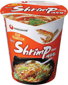 Nongshim pikanuudelikeitto 67g Spicy Shrimp Ramyun Cup